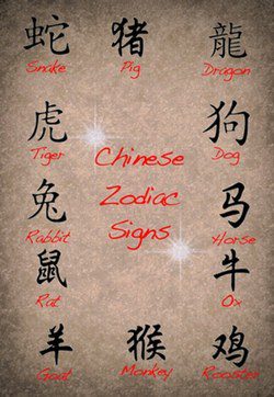 Los signos del horóscopo chino