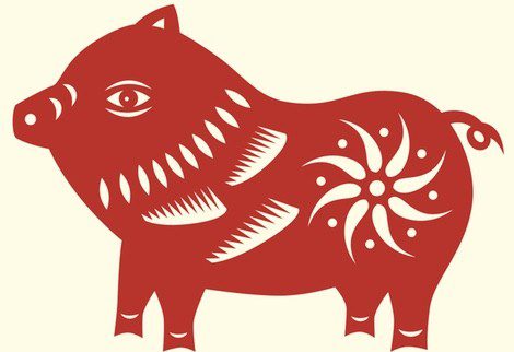 Representación del cerdo en el Horóscopo Chino