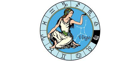 Representación signo zodiacal Virgo