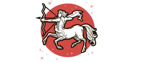 Representación signo zodiacal Sagitario