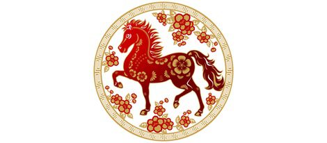 Representación signo zodiacal chino Caballo